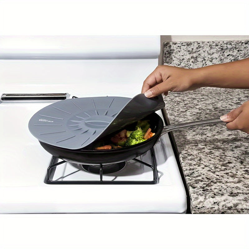Heat Resistant Silicone Lids 5pcs Heat Resistant Microwave Cover - Reusable Silicone Suction Lids - Fits Various Sizes Bowls, Cups, Plates, Pots, Pans, Microwave Splatter Covers StoveTop, Oven, Fridge And Freezer Safe, Kitchen Stuff