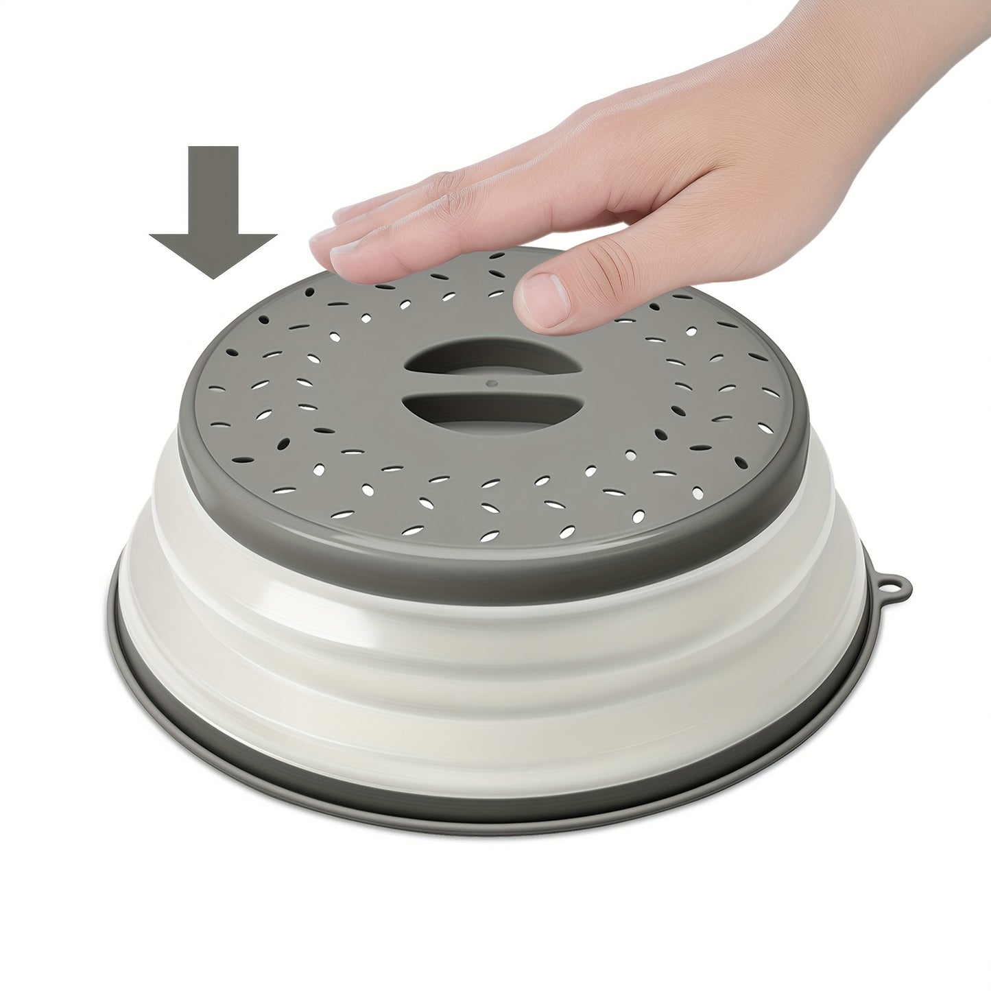 1pc Foldable Microwave Lid 1pc Foldable Microwave Lid for Reheating Food and Meal Preparation - Kitchen Tools Folding Plate