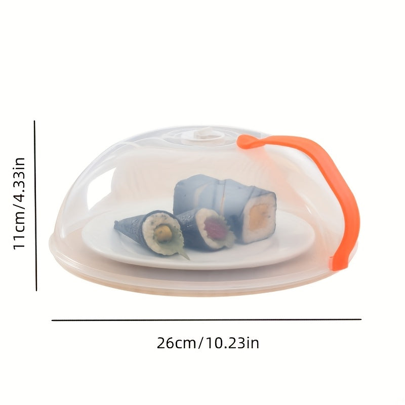 3pcs Microwave Food CoverTransparent Splash Proof FoodCover, Oil And Splash ProofMicrowave Oven HeatingSpecial Cover, Steam VentMicrowave Oven Tray CoverBowl Cover, Easy To Grip.Suitable For Microwave OvensAnd Kitchen Supplies