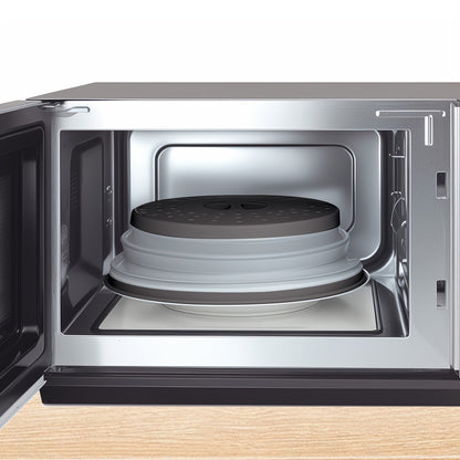 1pc Foldable Microwave Lid 1pc Foldable Microwave Lid for Reheating Food and Meal Preparation - Kitchen Tools Folding Plate