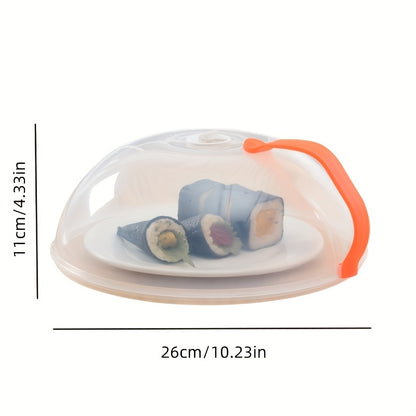3pcs Microwave Food CoverTransparent Splash Proof FoodCover, Oil And Splash ProofMicrowave Oven HeatingSpecial Cover, Steam VentMicrowave Oven Tray CoverBowl Cover, Easy To Grip.Suitable For Microwave OvensAnd Kitchen Supplies