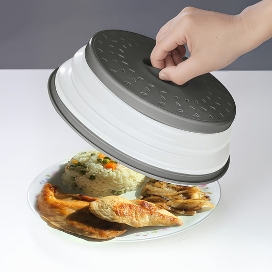 1pc Foldable Microwave Lid 1pc Foldable Microwave Lid for Reheating Food and Meal Preparation - Kitchen Tools Folding Plate