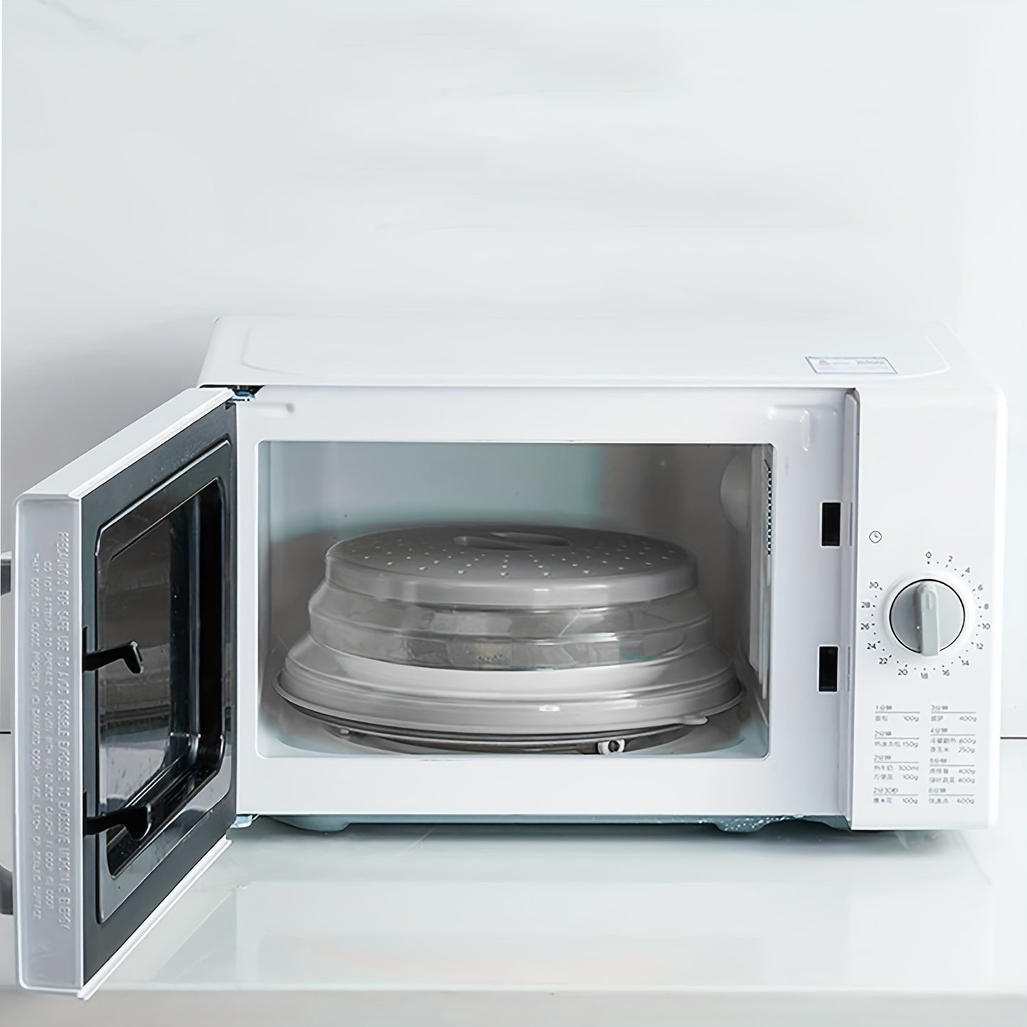 Collapsible Microwave Silicone Cover for Food, 10.5\