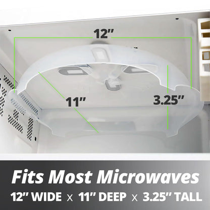 1Pcs Microwave Cover for Food  .Microwave Splatter Cover Large Microwave Plate Food Cover With Easy Grip Handle Anti-Splatter Lid With Enlarge Steam Vents
